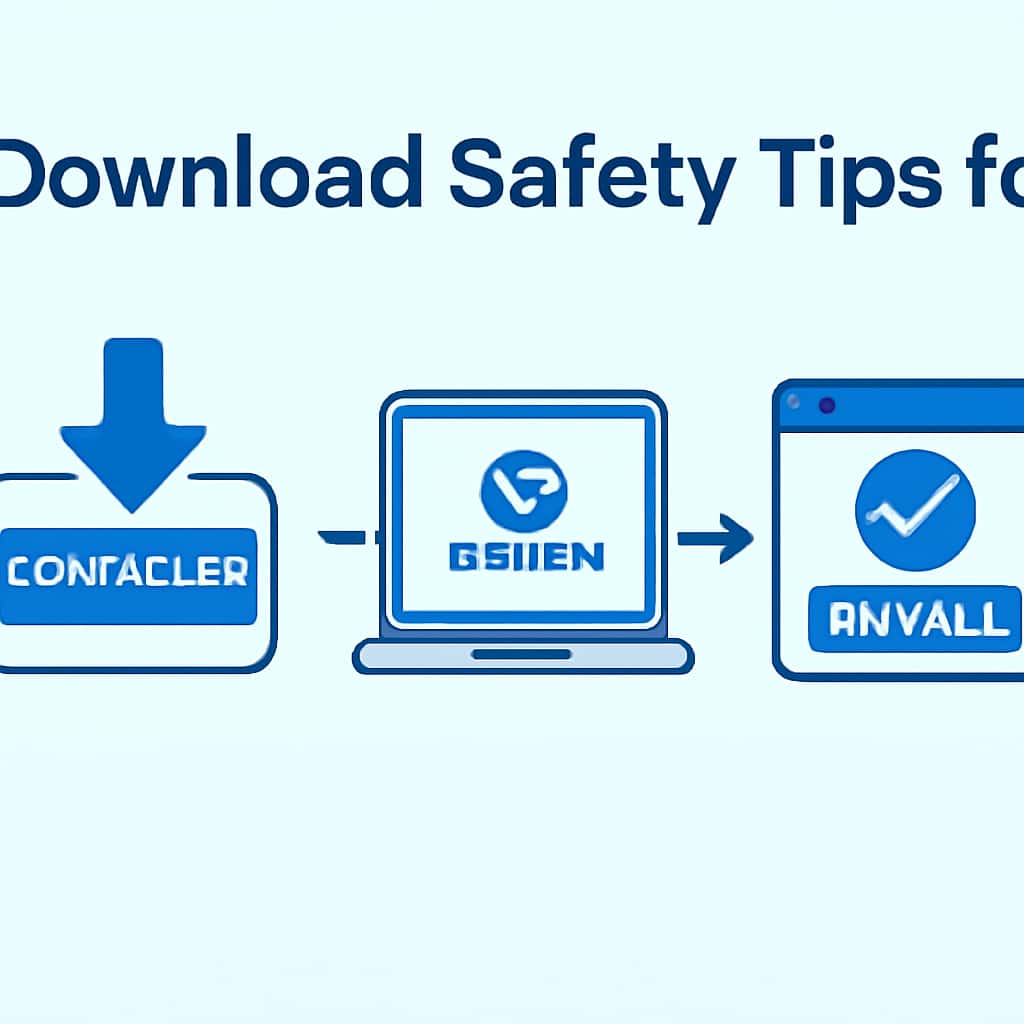 Diagram showing download and installation process for Goa Games