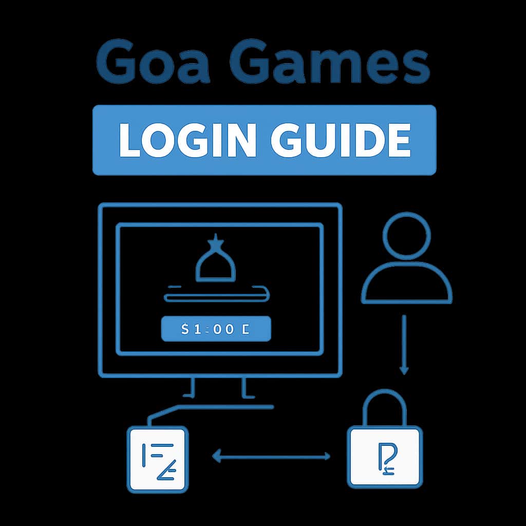 An educational illustration related to the Goa Games Login process.