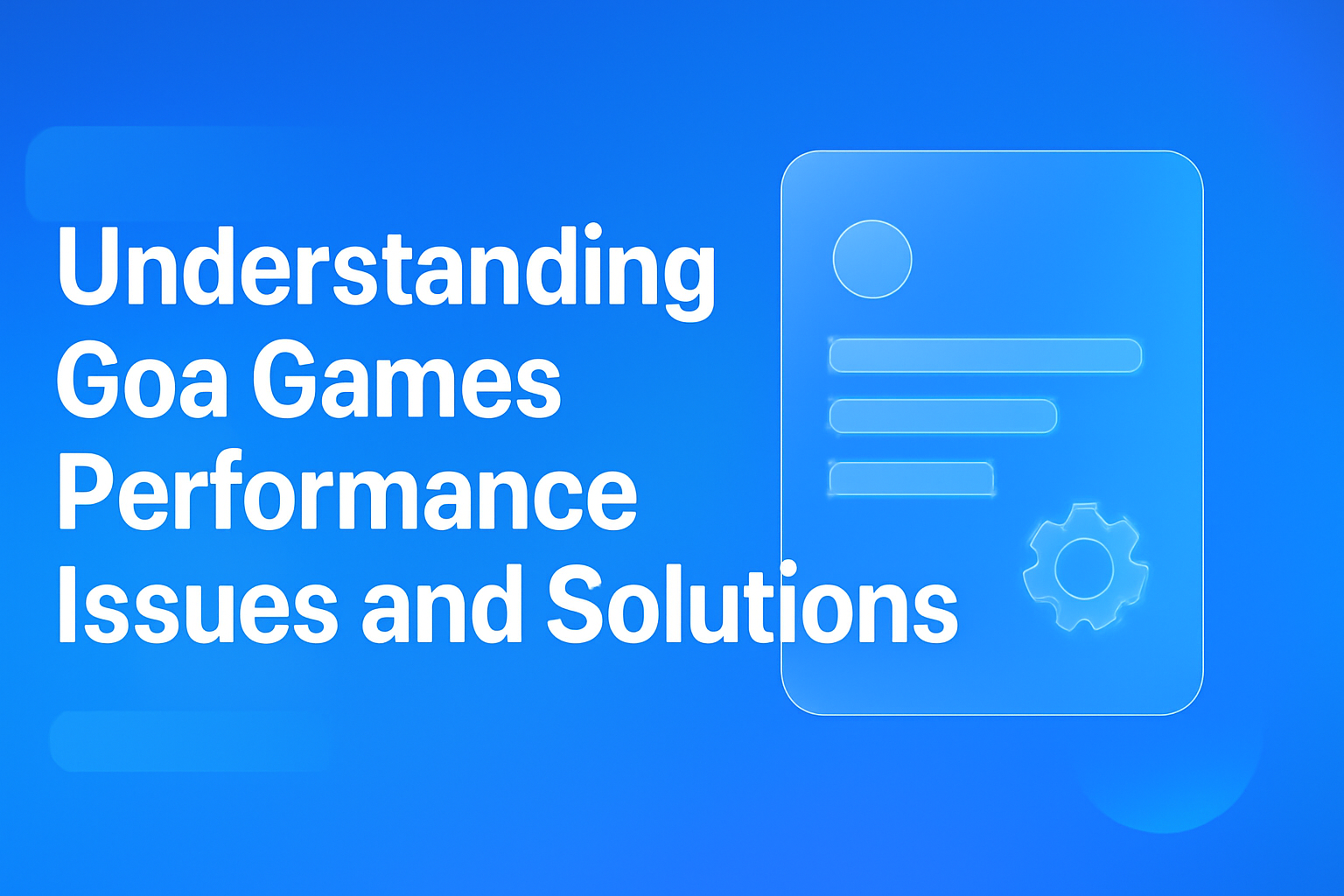 Informational graphic about Troubleshooting Goa Games Install