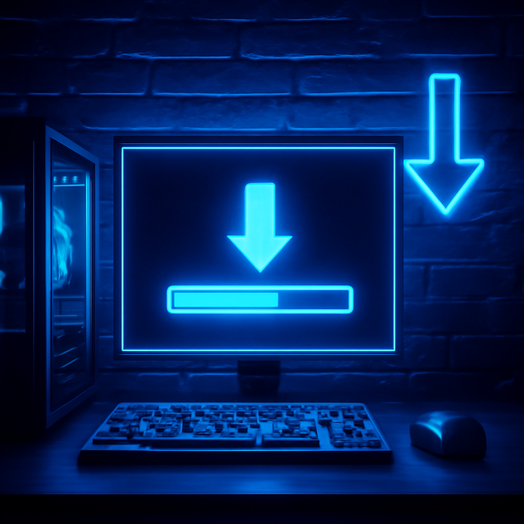 Diagram illustrating the installation process of the Goa Games app.