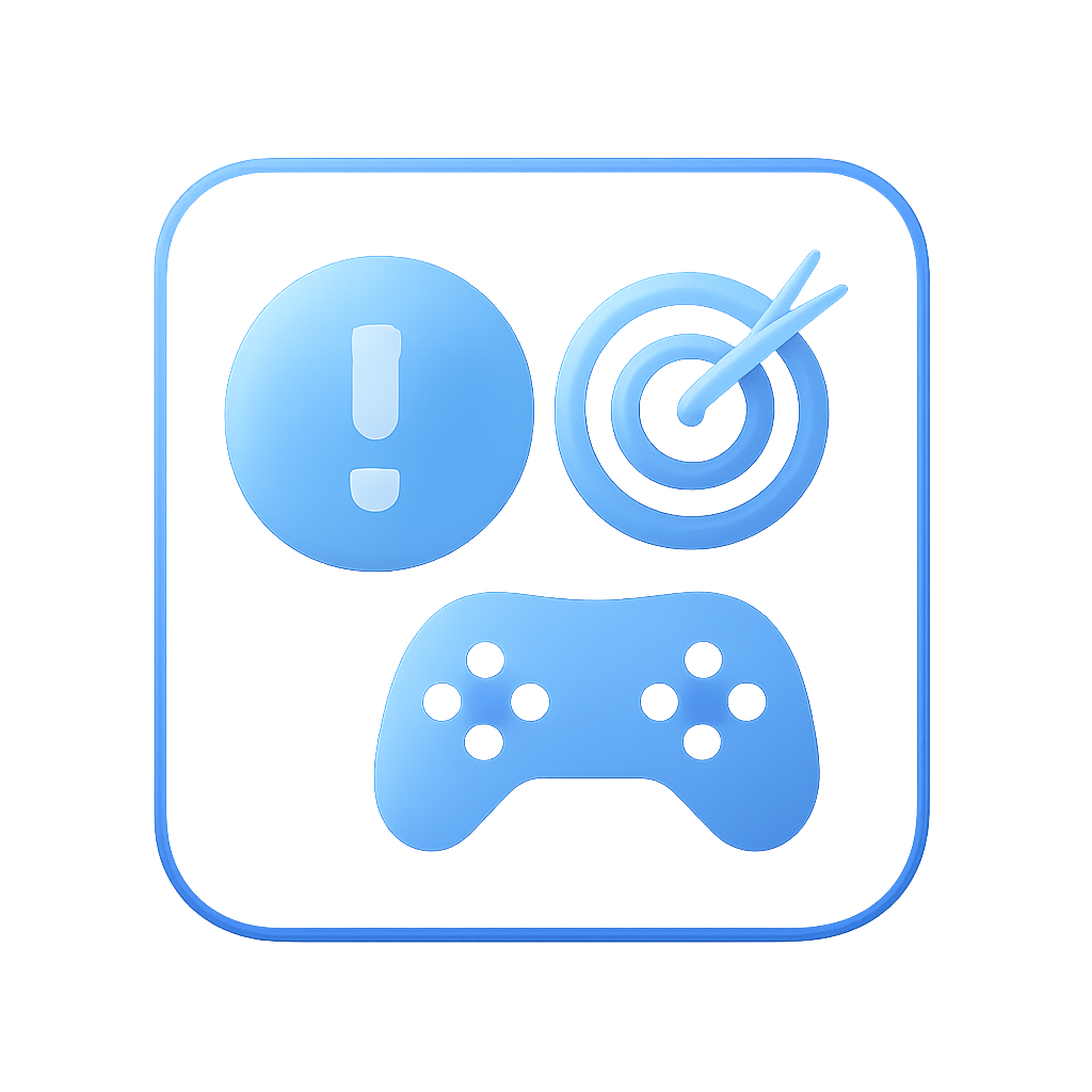 Icon representing verification process for Goa Games downloads.