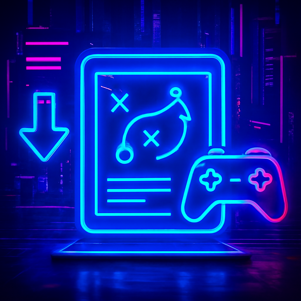 An illustration explaining the latest update process for Goa Games.