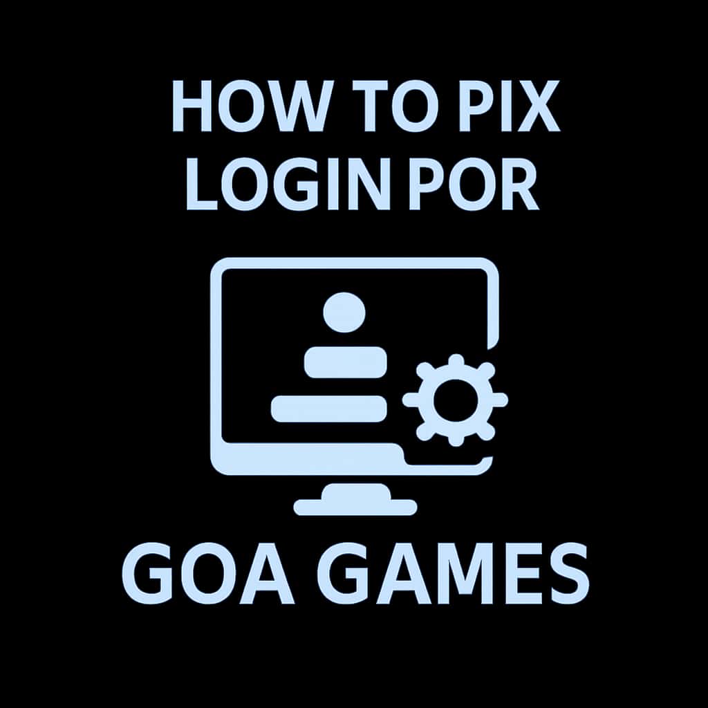 Icon representing the login help guide for Goa Games.