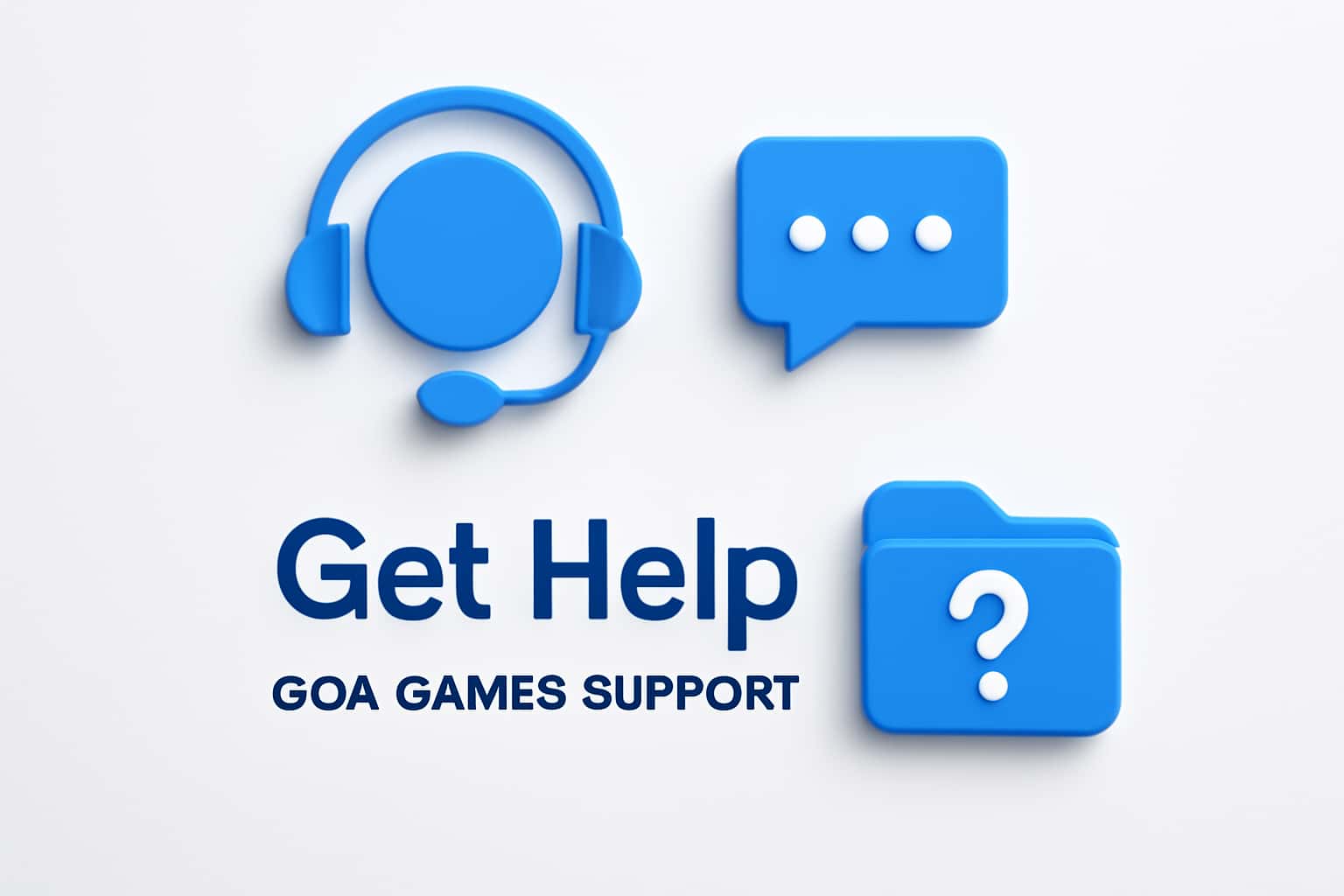 Get Help - Goa Games Support Interface